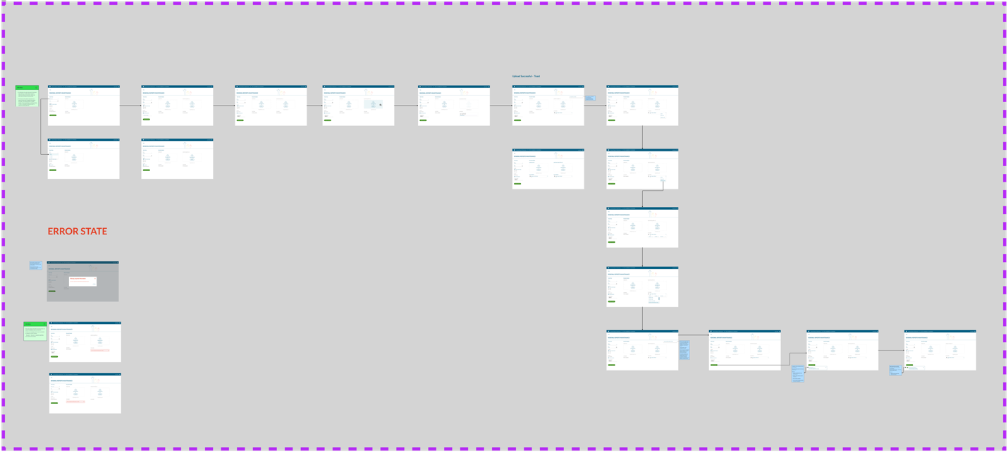 Renewal Report Maintenance mockup